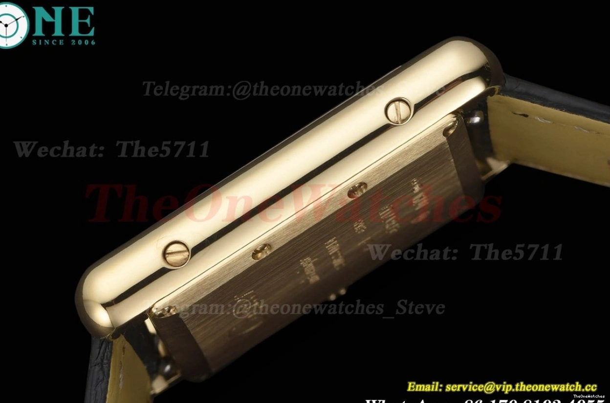 25.5mm DRF Dial Must Silver Quartz YG Tank LE 0224